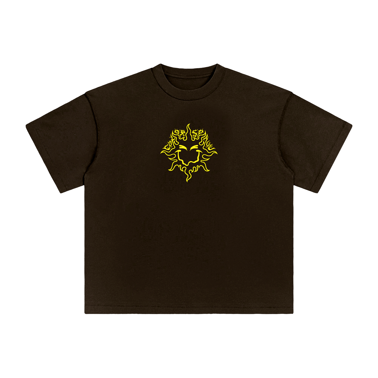 Color Space Yellow Logo Tee