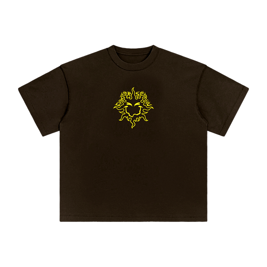 Color Space Yellow Logo Tee
